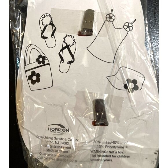 New Flip Flop Fashions Decorative Clips Lot of 3 Flowers Butterfly - Picture 2 of 5